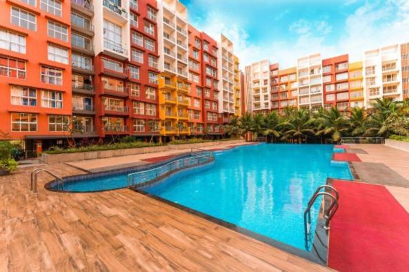 Good Stay Pool View Premium Studio Apartment 206 Dabolim Bagian luar foto